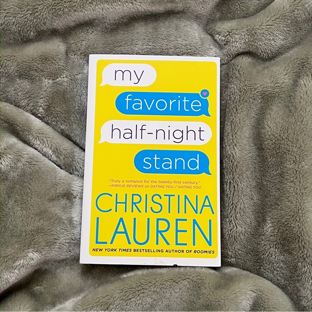 romance book — my favorite half-night stand by christina lauren